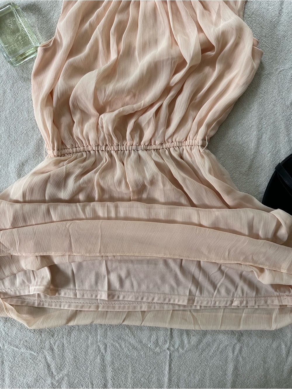 Forever 21 Blush Pink Sleeveless Fairycore Mini Dress Small - Picture 8 of 10